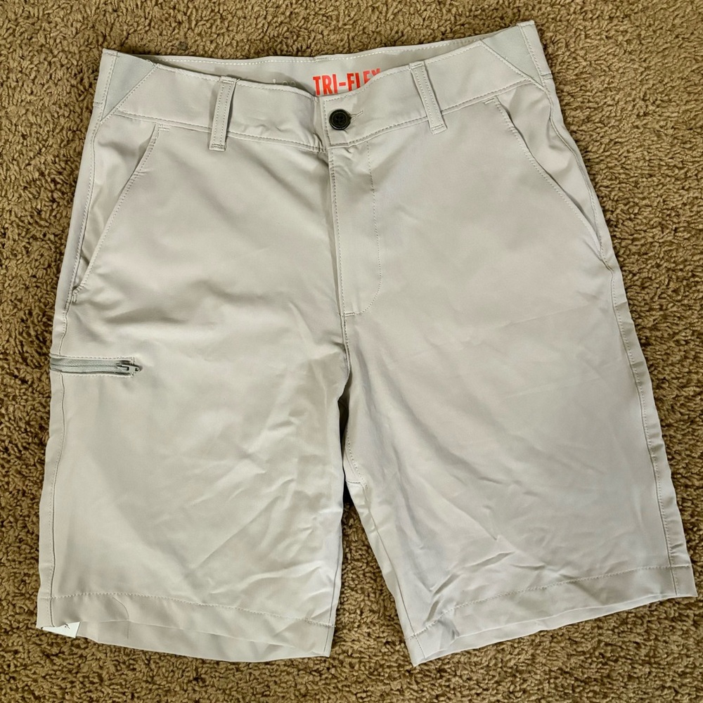 🌟 Fresh Find! Men's Tri-Flex Lee Tan Shorts, 32, NWT! 🌟